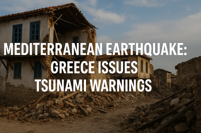 Mediterranean Earthquake: Greece Issues Tsunami Warnings